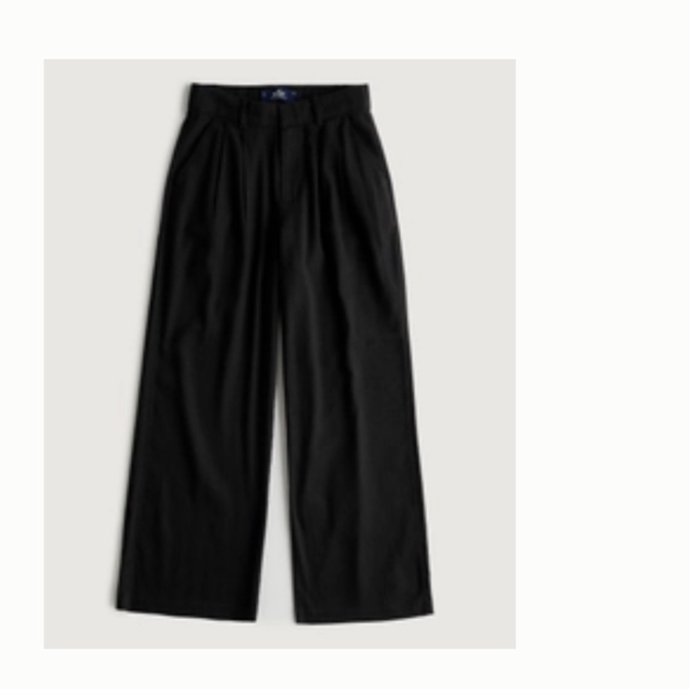 Ultra High-Rise Wide-Leg Linen Blend Pants